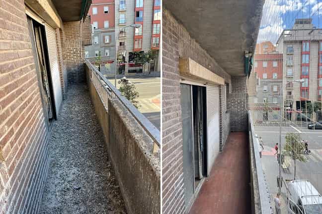 redes antiaves en terraza o balcón